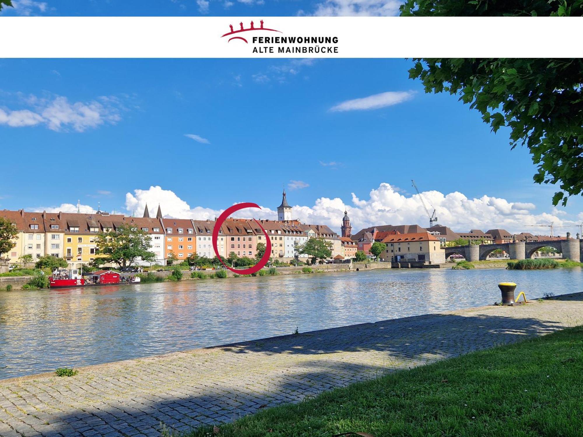 Fewo Alte Mainbruecke Wurtzburgo Exterior foto